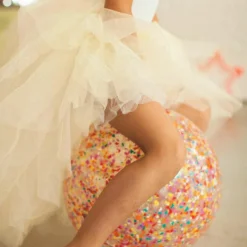 Ballon sauteur paillettes Confettis
