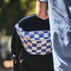 Banane à langer Comme un bonbon Romy damier bleu