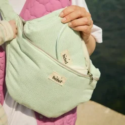 Banane à langer Sorbet menthe en coton irisé