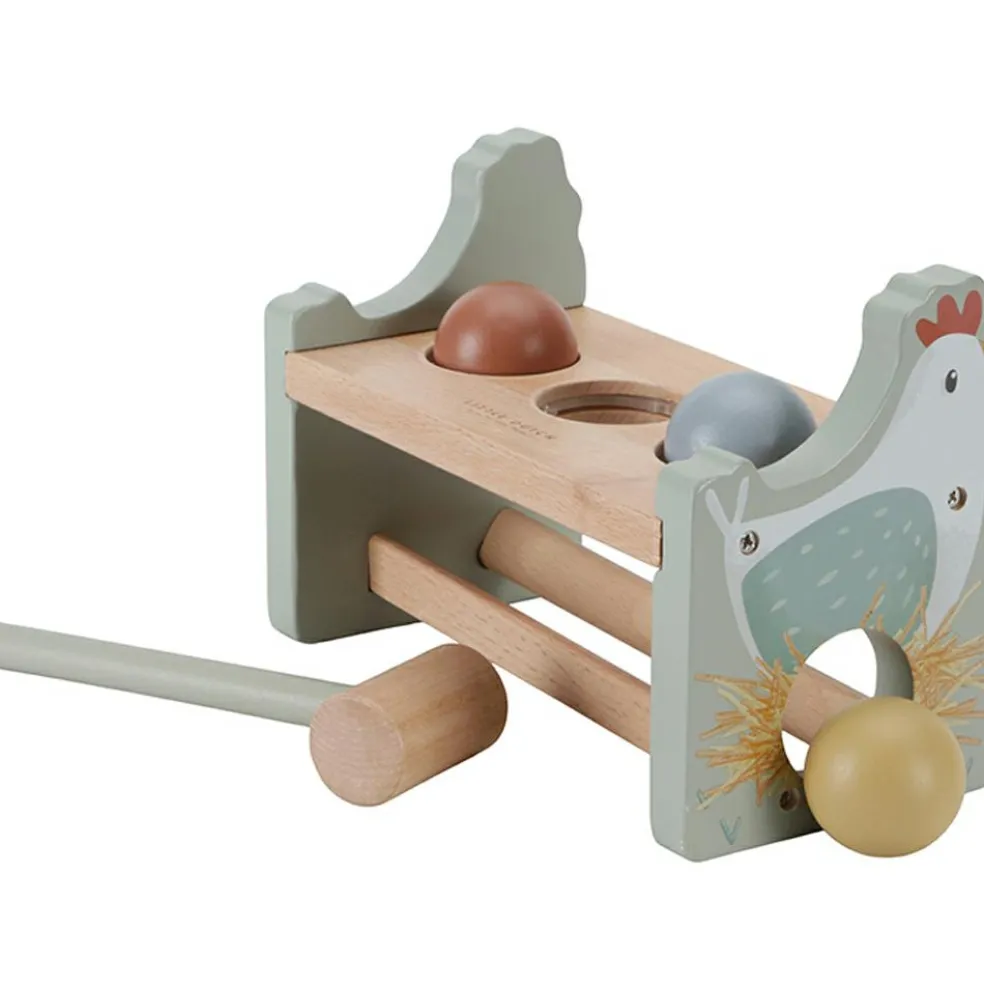 Banc à marteler en bois Little Farm