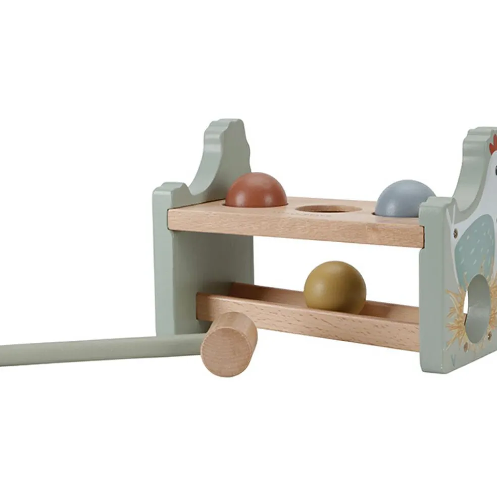 Banc à marteler en bois Little Farm