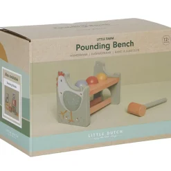 Banc à marteler en bois Little Farm