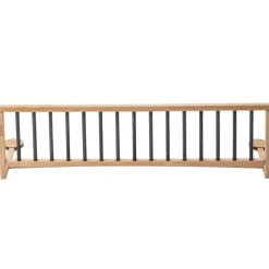 Barrière de lit en bois Audrey hydride anthracite 127 cm