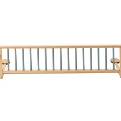 Barrière de lit en bois Audrey hybride bleu gris 127 cm