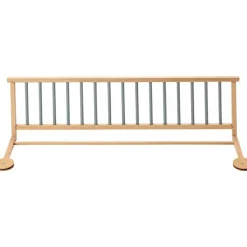 Barrière de lit en bois Audrey hybride bleu gris 127 cm