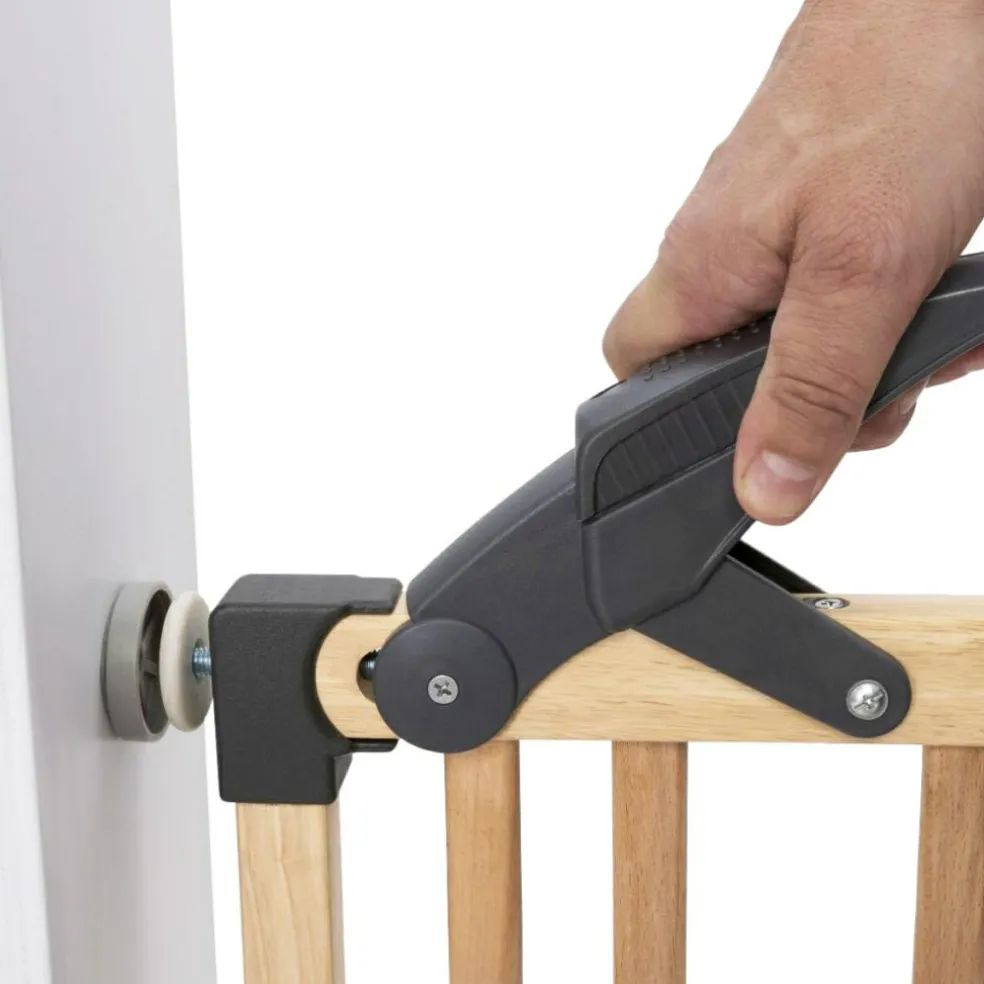 Barrière de porte à pressions Naturel (68 à 102 cm)