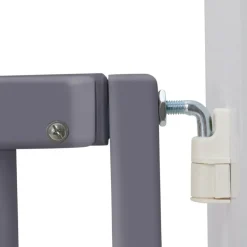 Barrière de porte à pressions Grise (68 à 102 cm)