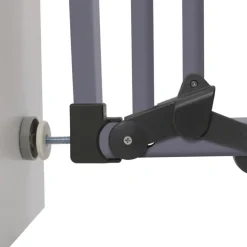 Barrière de porte à pressions Grise (68 à 102 cm)