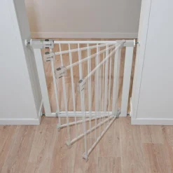 Barrière de sécurité auto close métal blanc