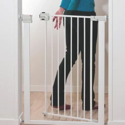 Barrière de sécurité Easy close ultra-haute métal blanc