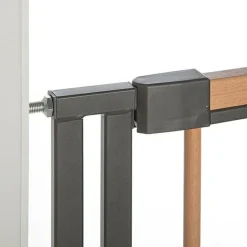 Barrière Easy Lock Wood Plus avec adaptateur escalier (84 à 92 cm)