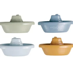 Bateaux de bain à empiler bleu