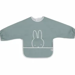 Bavoir à manches imperméable Miffy Peekaboo Sea Green