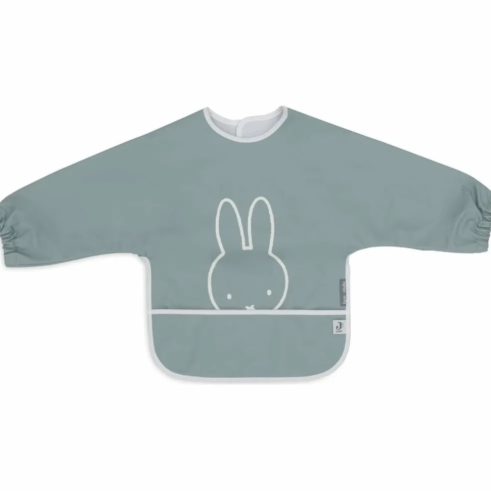 Bavoir à manches imperméable Miffy Peekaboo Sea Green