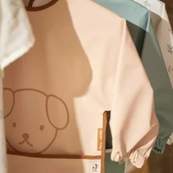 Bavoir à manches imperméable Miffy Peekaboo Wild Rose
