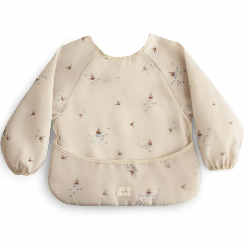 Bavoir à manches longues Boats (6-24 mois)