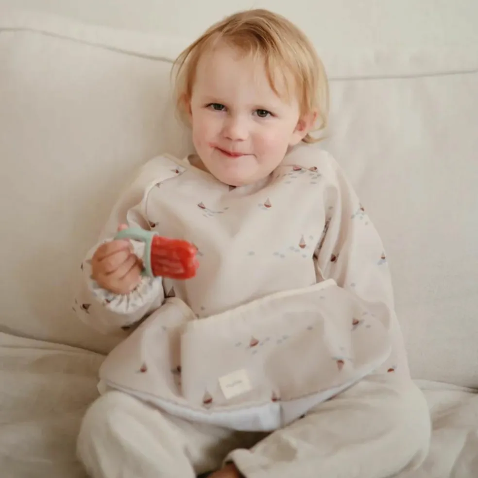 Bavoir à manches longues Boats (6-24 mois)