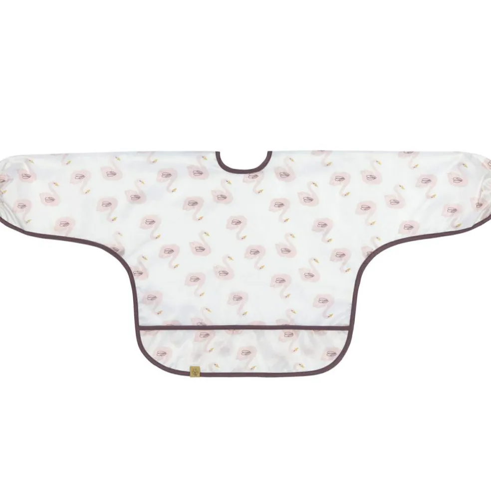 Bavoir à manches longues cygne Little Water