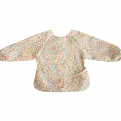 Bavoir à manches longues Pastel Blooms (6-24 mois)