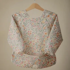 Bavoir à manches longues Pastel Blooms (6-24 mois)