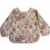Bavoir à manches longues Retro Flowers (6-24 mois)