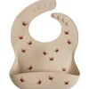 Bavoir à poche en silicone Butterflies