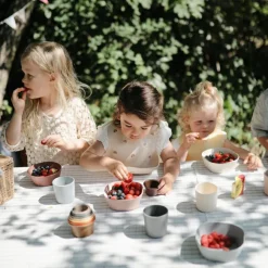 Bavoir à poche en silicone Rainbows