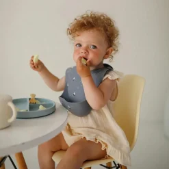 Bavoir à poche en silicone Boats