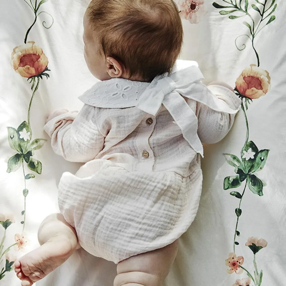 Bavoir bandana broderie anglaise Embroidery