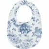 Bavoir bandana Toile de Jouy bleu