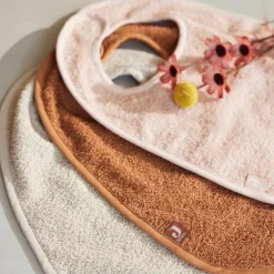 Bavoir en éponge Nougat