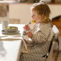 Bavoir manches longues Botton Bandes