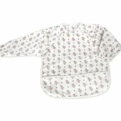 Bavoir manches longues Botton Fleurs