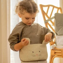 Bavoir manches longues Poppy Moss