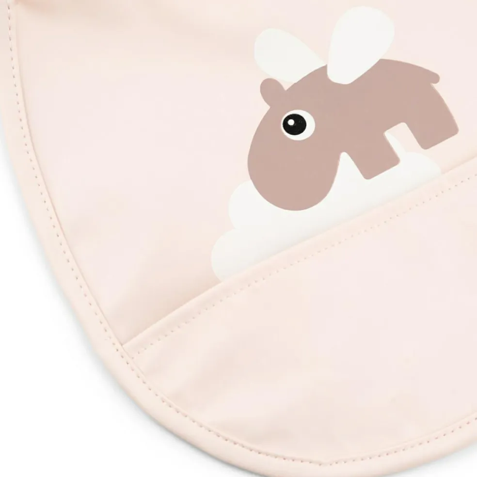 Bavoir petit lot de 2 Happy clouds rose