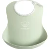 Bavoir plastifié à poche vert pastel