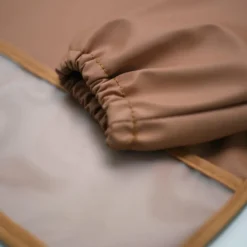 Bavoir plastifié manches longues Terracotta