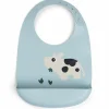 Bavoir silicone Dotti Bleu