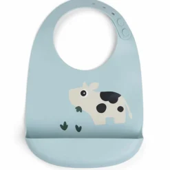 Bavoir silicone Dotti Bleu