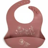 Bavoir silicone imprimé Fleurs d'automne