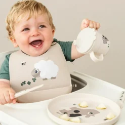 Bavoir silicone Sheepy Sable