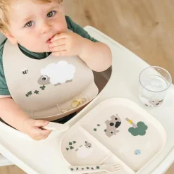 Bavoir silicone Sheepy Sable