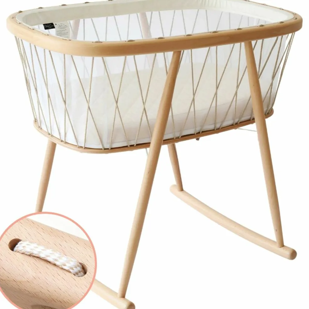 Berceau à bascule Kumi Mousse Desert