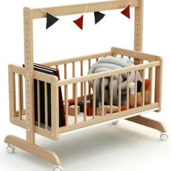 Berceau cododo évolutif en bureau en bois de hêtre Essentiel