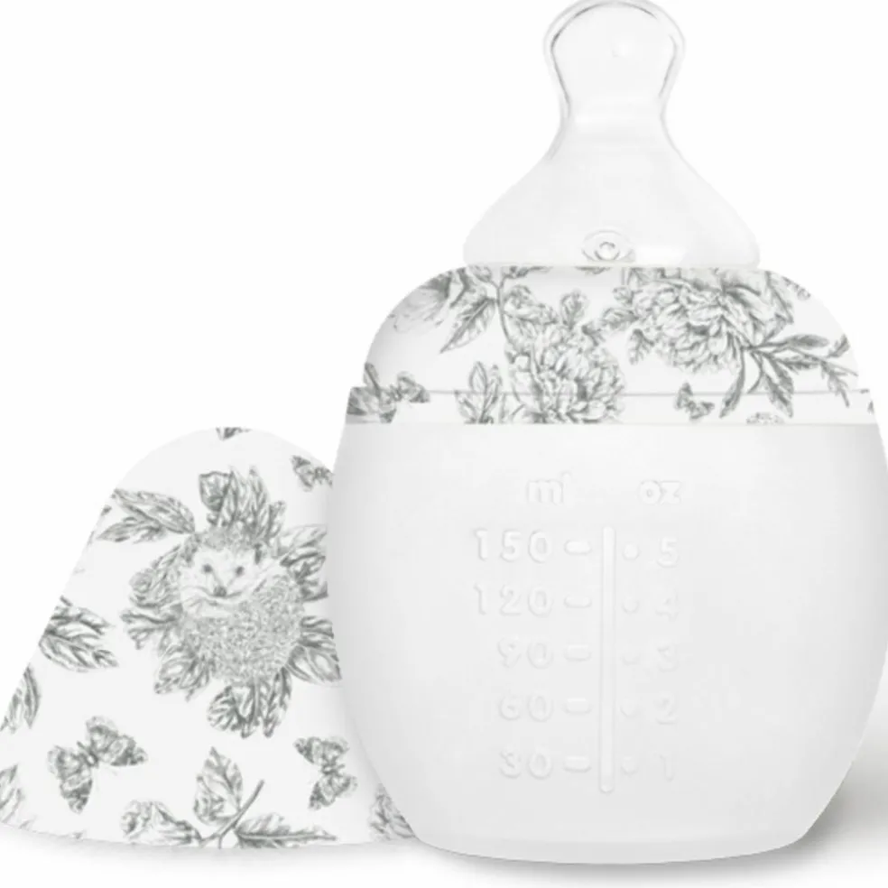 Biberon anti-colique en silicone X Tartine et Chocolat gris (150 ml)