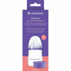 Biberon avec tétine NaturalWave (160 ml)