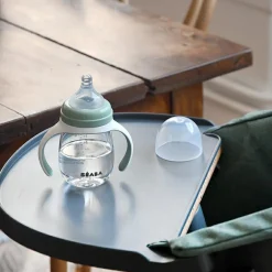 Biberon d'apprentissage 2 en 1 vert sauge (210 ml)