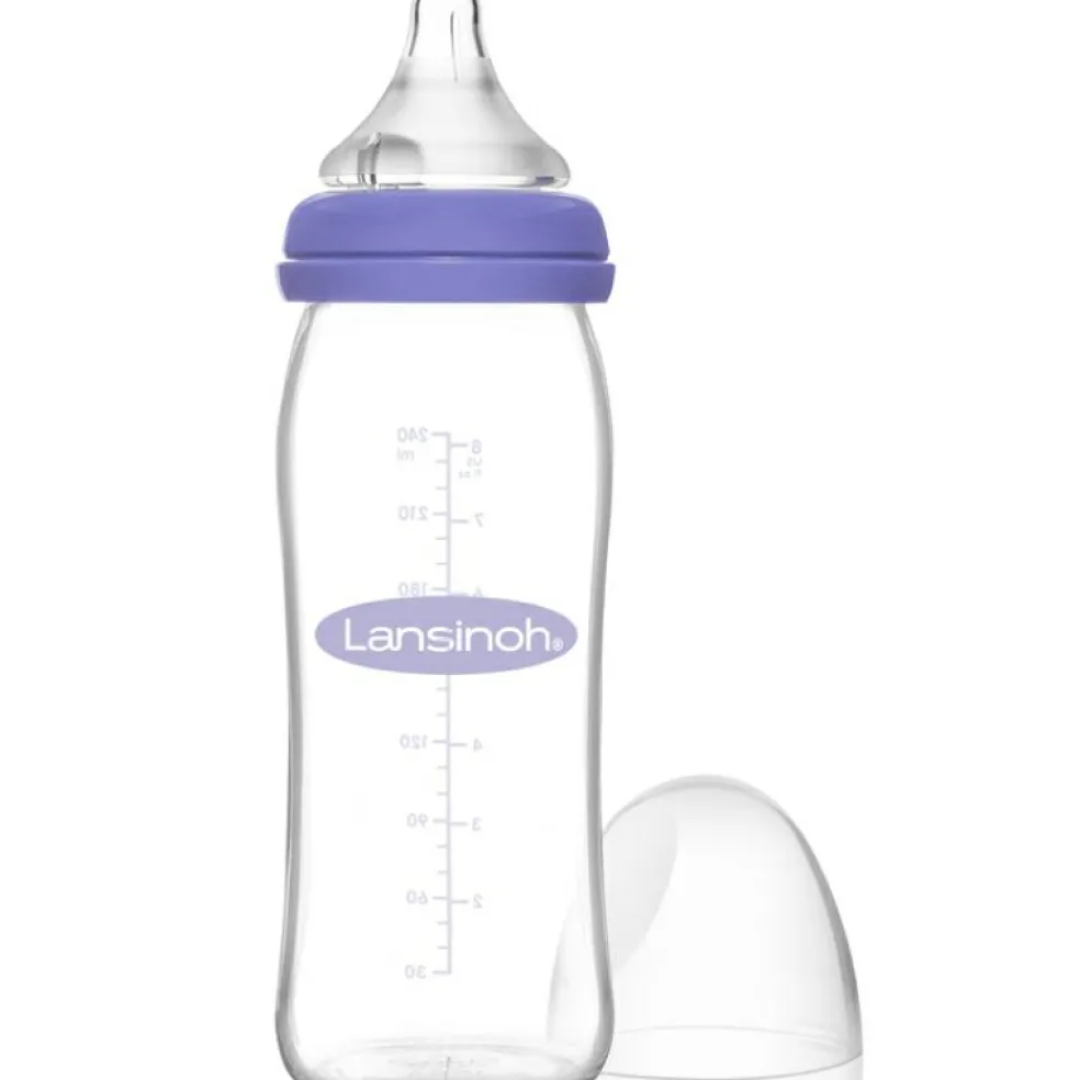 Biberon en verre Natural Wave spécial allaitement (240 ml)
