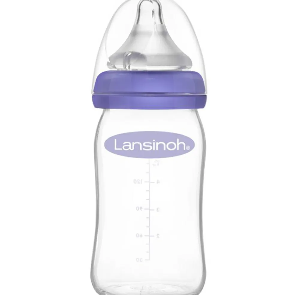 Biberon en verre Natural Wave spécial allaitement (160 ml)