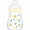 Biberon verre 170 ml Pattern fruit jaune - Tétine Débit 2